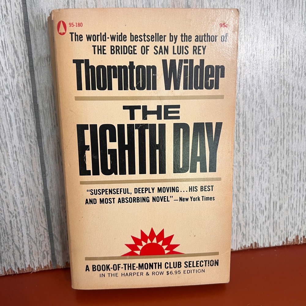 The Eighth Day‎ Thornton Wilder Vintage 1967 Popular Library Paperback Novel